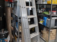 Driedelige ladder alumexx 3 x 8 treden. - afbeelding 3 van  3