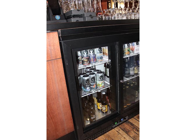 Driedeurs koeling nn type sc315sda. bouwjaar onbekend. afmeting 135 x 55 x 91 cm. let op excl. blikjes en o... - afbeelding 3 van  3