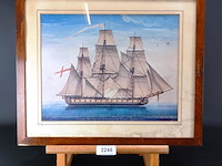 Driemaster op zee - afbeelding 1 van  5