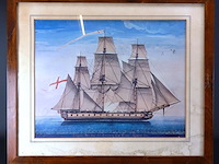 Driemaster op zee - afbeelding 2 van  5