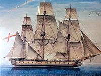 Driemaster op zee - afbeelding 3 van  5