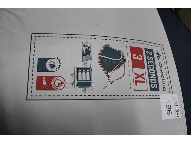 Driepersoons tent quechua 2secondes 3xl. margeproduct - afbeelding 3 van  3