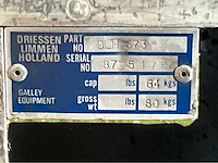 Driessen / klm dlh 573 vliegtuig trolley half formaat - afbeelding 4 van  4