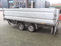 Driezijdige kipper aanhanger humbaur htk 3000.37 met kenteken 84-ws-gp. - afbeelding 5 van  8