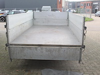 Driezijdige kipper aanhanger humbaur htk 3000.37 met kenteken 84-ws-gp. - afbeelding 6 van  8