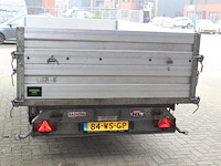 Driezijdige kipper aanhanger humbaur htk 3000.37 met kenteken 84-ws-gp. - afbeelding 7 van  8