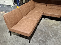 Driezitsbank met anderhalf zits bank, pedrali - afbeelding 2 van  9