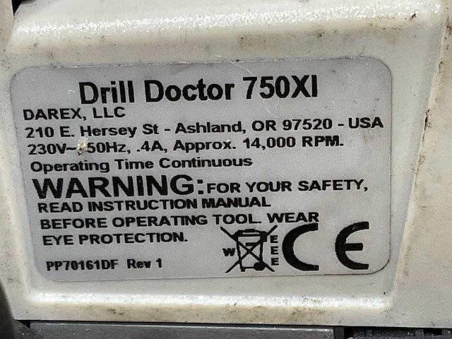 Drill doctor - 750 x - boren slijpmachine - afbeelding 7 van  7