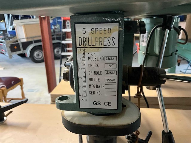 Drillpress zj4113 kolomboormachine - afbeelding 6 van  8