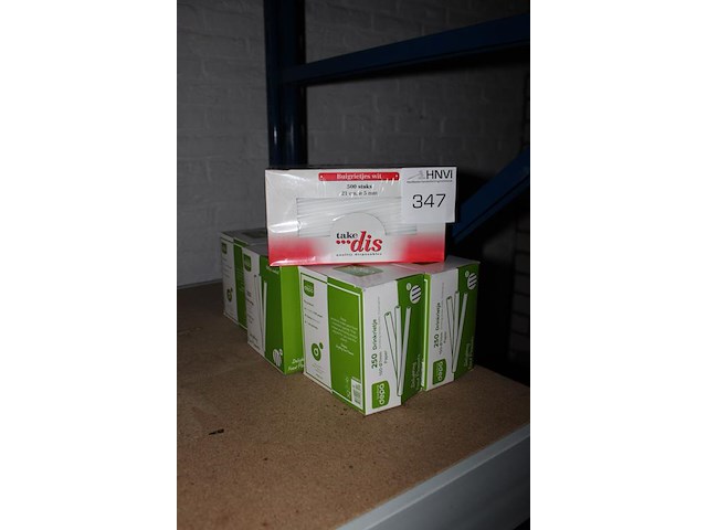 Drinkrietjes in 7 dozen. 2000 stuks. - afbeelding 2 van  2