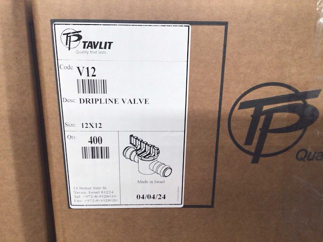 Dripline valve 12x12 (3200x) - afbeelding 2 van  2