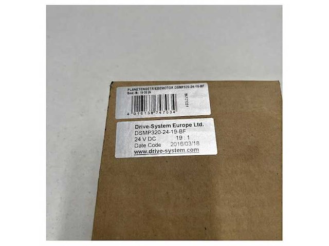 Drive systems transmissiemotor dsmp320-24-0019-bf - afbeelding 2 van  3