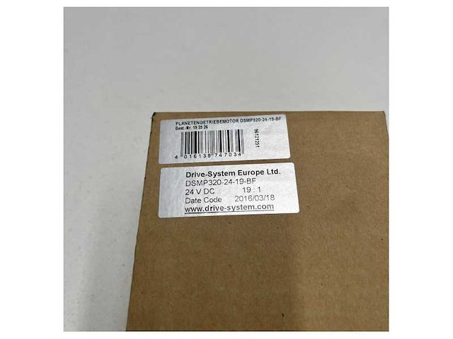 Drive systems transmissiemotor dsmp320-24-0019-bf - afbeelding 4 van  5