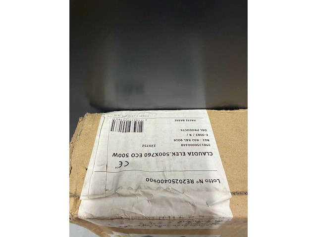 Drl - e-comfort claudia - 220752 - elektrische radiator met ecodesign thermostaat 500 watt, 763x500 mm - afbeelding 4 van  5