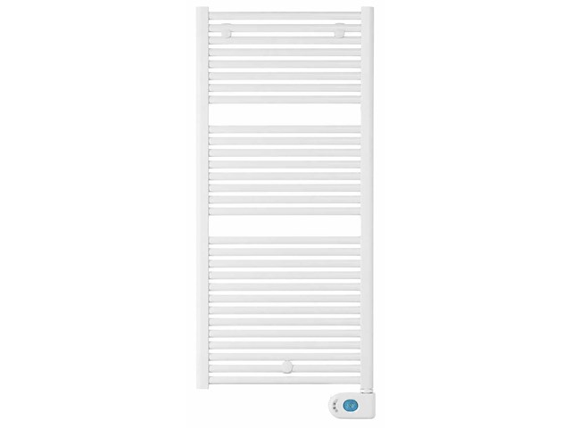 Drl 250742 elektr. badkamerradiator claudia (763mm) 760x400mm 400w wit ral9016 verkort snoer 25cm - afbeelding 2 van  5