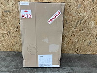 Drl 250742 elektr. badkamerradiator claudia (763mm) 760x400mm 400w wit ral9016 verkort snoer 25cm - afbeelding 3 van  5