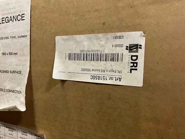 Drl elegance handdoekradiator 50x180cm - afbeelding 3 van  4