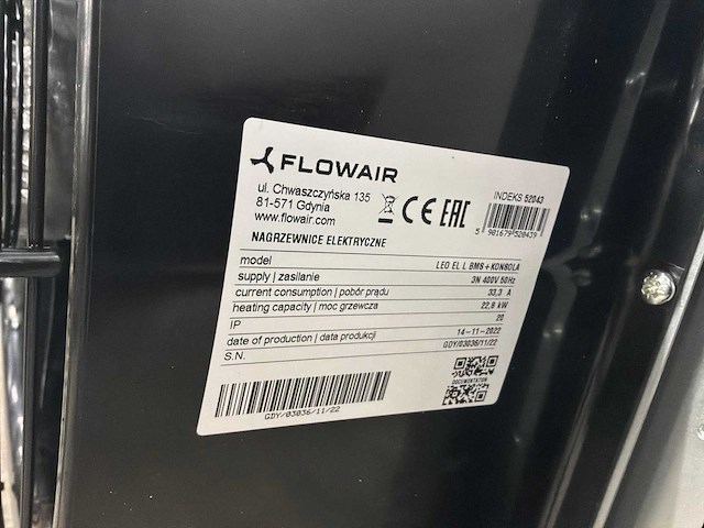 Drl flowair system line leo el l gbs luchtverwarmer - afbeelding 5 van  17