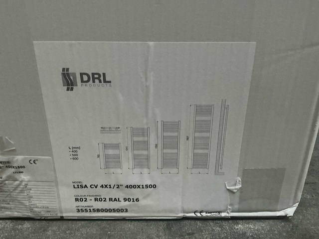 Drl lisa 40x150 design radiator (2x) - afbeelding 3 van  3