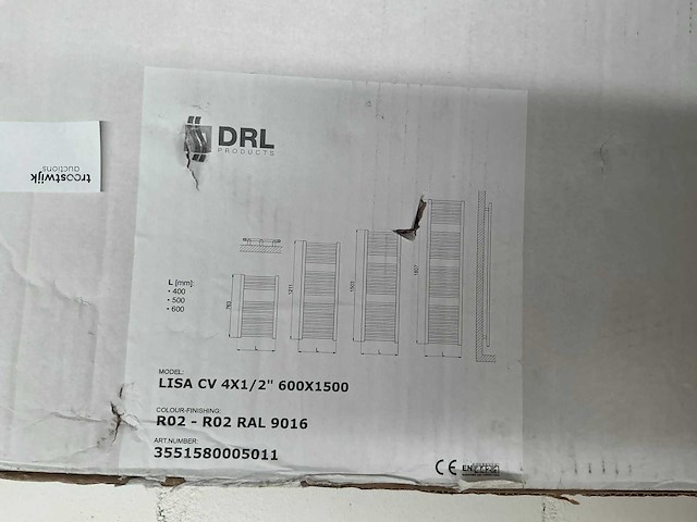 Drl lisa cv 4x1/2” radiator - afbeelding 2 van  3