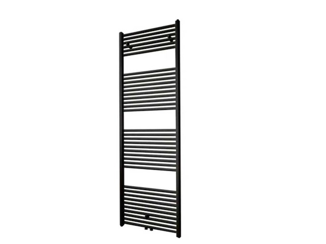 Drl lisa mat zwart 1503x500cm designradiator - afbeelding 1 van  3
