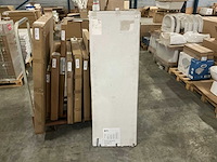 Drl lisa mat zwart 1503x500cm designradiator - afbeelding 2 van  3