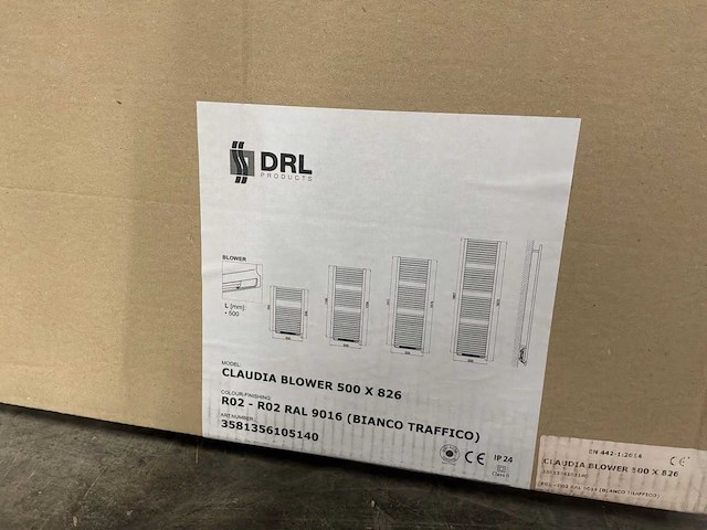 Drl v elektrische badkamerradiator blow 500w - afbeelding 2 van  11