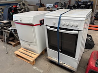 Droger 7kg en 4-pits gastoestel met oven zanussi, autosense+ zte275 - afbeelding 2 van  5