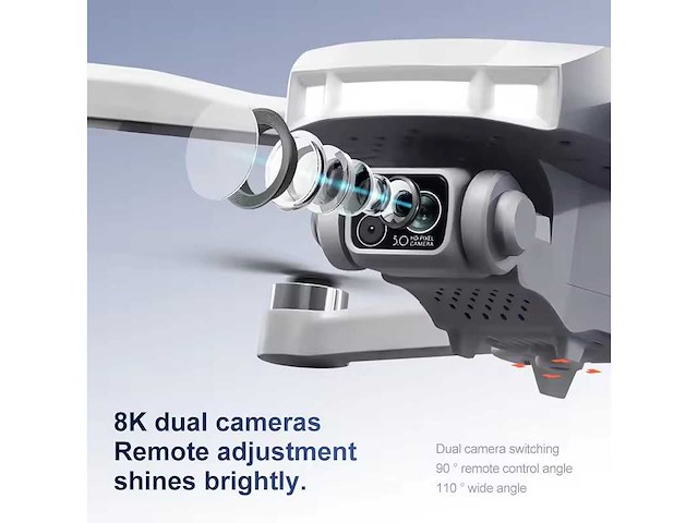 Drone 8k three camera (10x) - afbeelding 4 van  9
