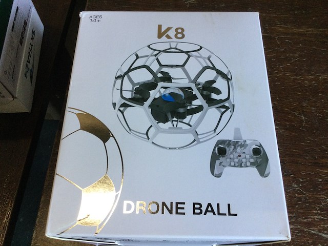 Drone ball, k8, zwart/grijs - afbeelding 1 van  5