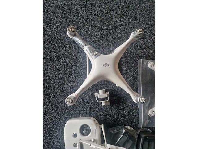 Drone, dji, phanton 4 met valschade, wit - afbeelding 6 van  11