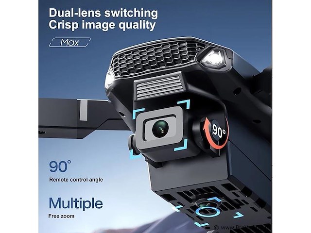 Drone max - 4k camera drone - controller met scherm - afbeelding 8 van  11