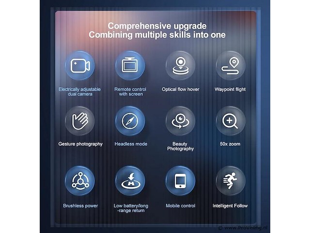 Drone max - 4k camera drone - controller met scherm - afbeelding 11 van  11