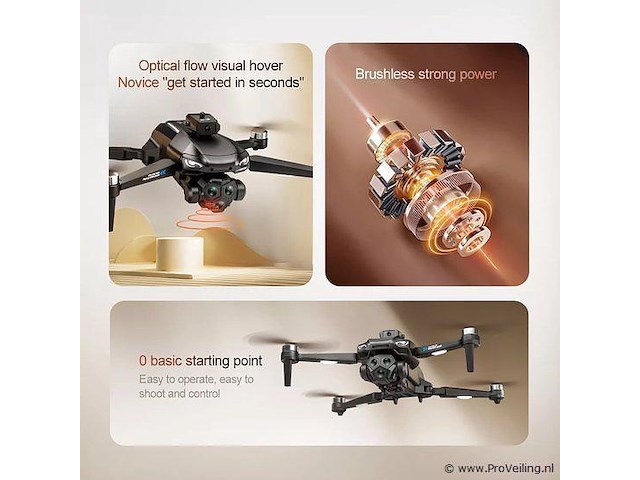 Drone met big screen controller - hd camera 4k - 6k optical flow positioning - obstacle avoidance - afbeelding 7 van  8