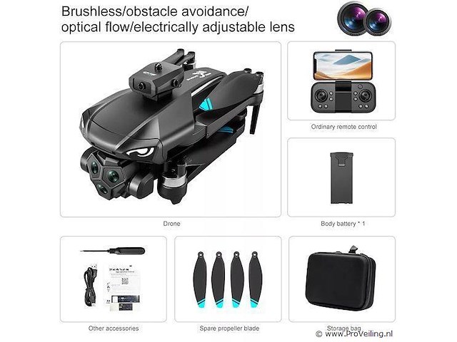 Drone met big screen controller - hd camera 4k - 6k optical flow positioning - obstacle avoidance - afbeelding 2 van  8