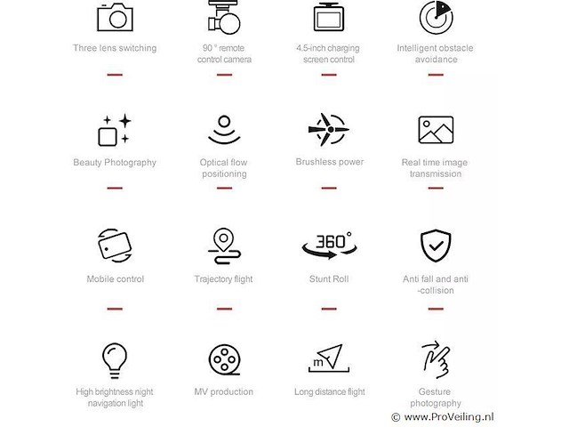 Drone met hd camera 4k - 6k optical zoom - big screen controller - afbeelding 6 van  6