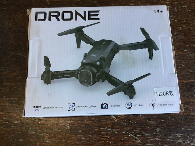 Drone mini, hd camera, zwart - afbeelding 2 van  2