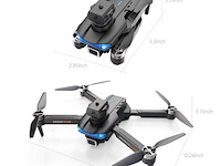 Drone s met 4k camera, dubbele camera, obstacle avoidance & 1 batterij - zwart - afbeelding 2 van  5
