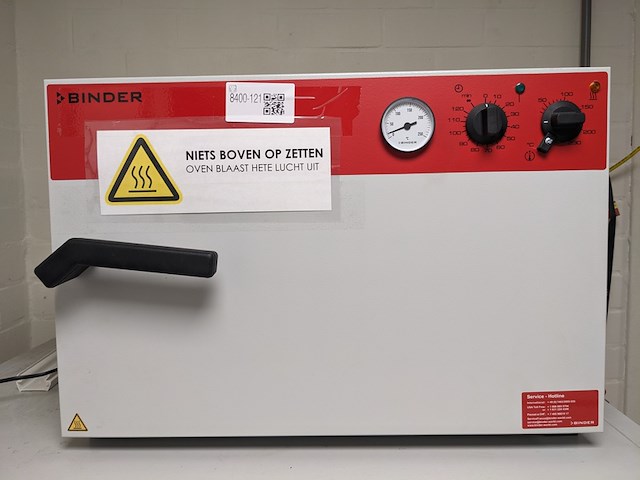 Droog warmte oven, binder, 9010-001, wit/rood, 2017 - afbeelding 1 van  5