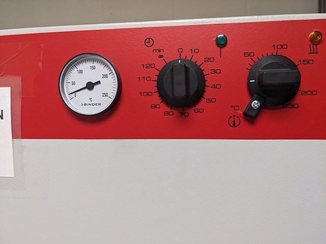 Droog warmte oven, binder, 9010-001, wit/rood, 2017 - afbeelding 3 van  5