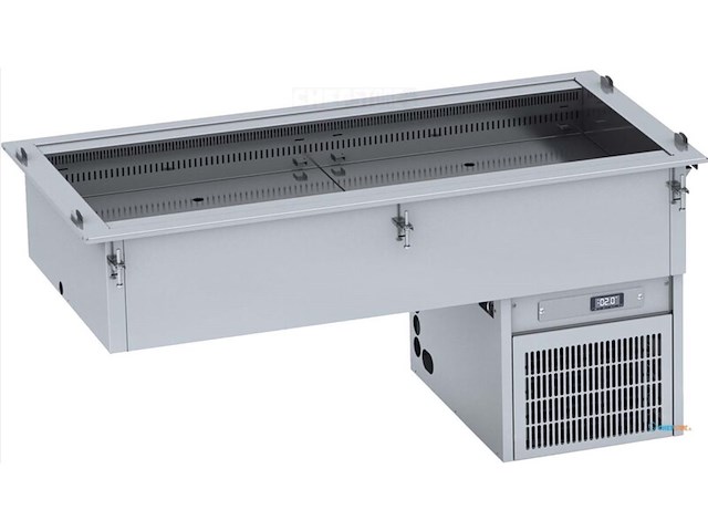 Drop-in koelmeubel, inoxfera, cr6-160-5, rvs / glas, 2024 - afbeelding 1 van  3