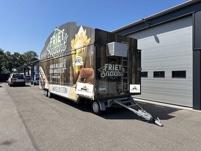 Drowa dr350312 frietaanhangwagen / foodtruck met grote koelcel wt-zh-10 - afbeelding 2 van  16