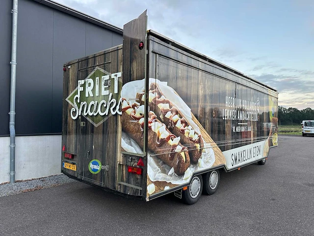 Drowa dr3503/2 frietaanhangwagen / foodtruck met grote koelcel 29-wf-dx - afbeelding 3 van  35