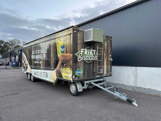 Drowa dr3503/2 frietaanhangwagen / foodtruck met grote koelcel 29-wf-dx - afbeelding 5 van  35