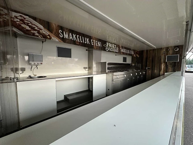Drowa dr3503/2 frietaanhangwagen / foodtruck met grote koelcel 29-wf-dx - afbeelding 6 van  35