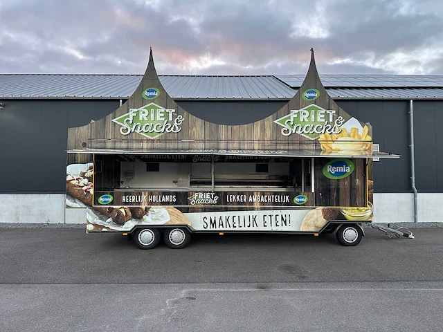 Drowa dr3503/2 frietaanhangwagen / foodtruck met grote koelcel 29-wf-dx - afbeelding 23 van  35