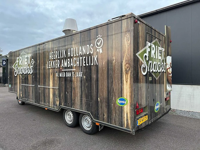 Drowa dr3503/2 frietaanhangwagen / foodtruck met grote koelcel 29-wf-dx - afbeelding 35 van  35
