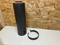 Dru concentrische pijp aluminium 100/150 lengte 500mm inkort - afbeelding 1 van  5