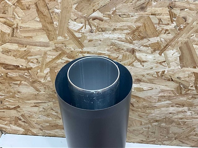Dru concentrische pijp aluminium 100/150 lengte 500mm inkort - afbeelding 3 van  5