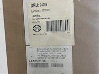 Dru concentrische pijp aluminium 100/150 lengte 500mm inkort - afbeelding 5 van  5